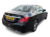 Used Mercedes C220 AMG line 194 HP (142 kW) 2019 Black Sedan