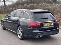 Used Mercedes C220 AMG line 170 HP (125 kW) 2016 Black Estate