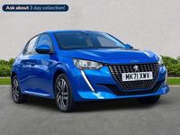 Used Peugeot 208 Allure Premium 100 HP (73 kW) 2021 Blue Hatchback