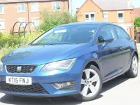 Used Seat Leon FR Sport 125 HP (91 kW) 2015 Blue Coupe