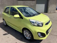 Used Kia Picanto 84 HP (61 kW) 2012 Green Hatchback