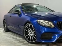 Used Mercedes E220 AMG line 2019 Blue Coupe