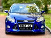 Used Ford Focus Zetec 115 HP (84 kW) 2014 Blue Estate