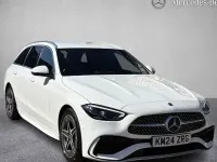 Used Mercedes C220 AMG line 200 HP (147 kW) 2024 White Estate