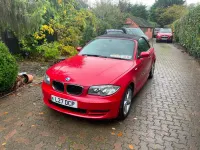 Used BMW 118 Cabriolet Sport Line 2009 Red Cabriolet