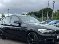 Used BMW 120 Sport Line 2015 Black Hatchback