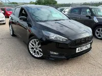 Used Ford Focus ST-Line 140 HP (102 kW) 2017 Black Hatchback