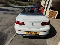 Used Mercedes E220 AMG line 194 HP (142 kW) 2019 White Cabriolet