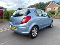 Used Vauxhall Corsa Club 90 HP (66 kW) 2007 Blue Hatchback