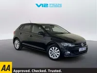 Used VW Polo Match 95 HP (69 kW) 2020 Black Hatchback