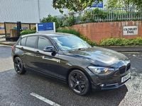 Used BMW 120 Sport Line 2014 Black Hatchback