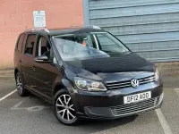 Używany VW Touran SE 105 KM (77 kW) 2012 Czarny Minivan