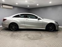 Used Mercedes E220 AMG line 177 HP (130 kW) 2016 Silver Coupe