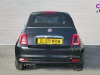 Used Fiat 500C Lounge 68 HP (50 kW) 2019 Black Cabriolet