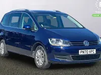 Usado VW Sharan SE 150 HP (110 kW) 2019 Azul Monovolume