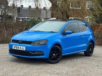Used VW Polo SE 60 HP (44 kW) 2014 Blue Hatchback