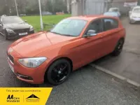 Used BMW 116 Sport Line 2013 Orange Hatchback