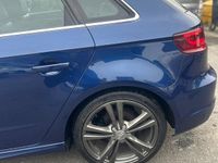 Used Audi A3 S-Line 2016 Blue Hatchback