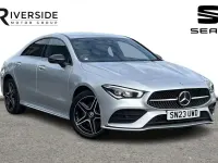 Used Mercedes CLA250 AMG Line Premium 214 HP (157 kW) 2023 Silver Coupe