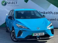 Begagnad MG MG4 EV SE 150 kW (204 HK) 2024 Blå Halvkombi