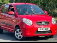 Second-hand Kia Picanto 60 CP (44 kW) 2011 Roșu Hatchback