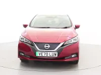 Used Nissan Leaf Tekna 160 kW (218 HP) 2020 Red Hatchback