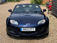 Used Mazda MX5 126 HP (92 kW) 2013 Blue Cabriolet