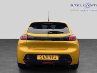 Used Peugeot e-208 Allure 98 kW (134 HP) 2021 Yellow Hatchback