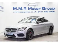 Used Mercedes C200 AMG Line Premium Plus 2017 Silver Coupe