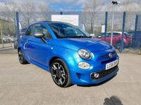 Used Fiat 500C S 85 HP (62 kW) 2016 Blue Cabriolet