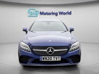 Used Mercedes C300 AMG line 245 HP (180 kW) 2020 Blue Coupe