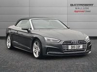 Used Audi A5 Cabriolet S-Line 190 HP (139 kW) 2019 Grey Cabriolet