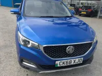 Used MG ZS Exclusive 106 HP (77 kW) 2018 Blue SUV