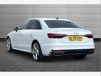 Used Audi A4 S-Line 204 HP (150 kW) 2020 White Sedan
