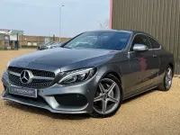 Used Mercedes C220 AMG line 2018 Grey Coupe