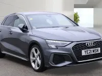 Used Audi A3 S-Line 110 HP (80 kW) 2021 Grey Sedan