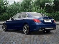 Used Mercedes C300 AMG Line Premium 241 HP (177 kW) 2019 Blue Sedan