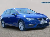 Usata Seat Leon SE Dynamic 116 CV (85 kW) 2019 Blu Station wagon