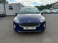 Used Ford Fiesta Zetec 2017 Blue Hatchback