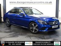 Used Mercedes C200 Premium Plus 198 HP (145 kW) 2018 Blue Sedan