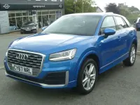 Second-hand Audi Q2 S-Line 190 CP (139 kW) 2017 Albastru SUV