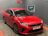 Begagnad Kia Ceed GT-Line 2019 Röd Halvkombi