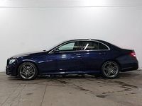 Used Mercedes E220 AMG line 194 HP (142 kW) 2018 Blue Sedan