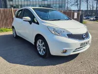 Used Nissan Note Acenta Premium 98 HP (72 kW) 2015 White Hatchback