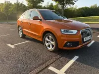 Used Audi Q3 S-Line 177 HP (130 kW) 2014 Orange SUV
