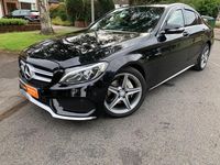 Used Mercedes C220 AMG line 2015 Black Sedan