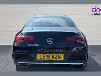 Used Mercedes CLA200 AMG line 161 HP (118 kW) 2019 Black Coupe