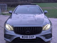 Used Mercedes E220 AMG Line Premium 194 HP (142 kW) 2018 Grey Coupe