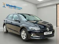 Used VW Polo SE 65 HP (47 kW) 2019 Black Hatchback