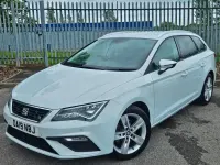 Used Seat Leon ST FR 130 HP (95 kW) 2019 White Estate